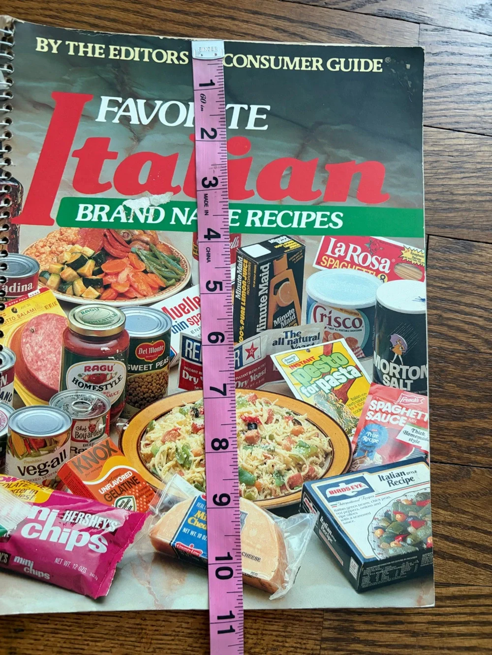 Vintage Favorite Italian Brand Name Recipes Spiral-Bound Cookbook